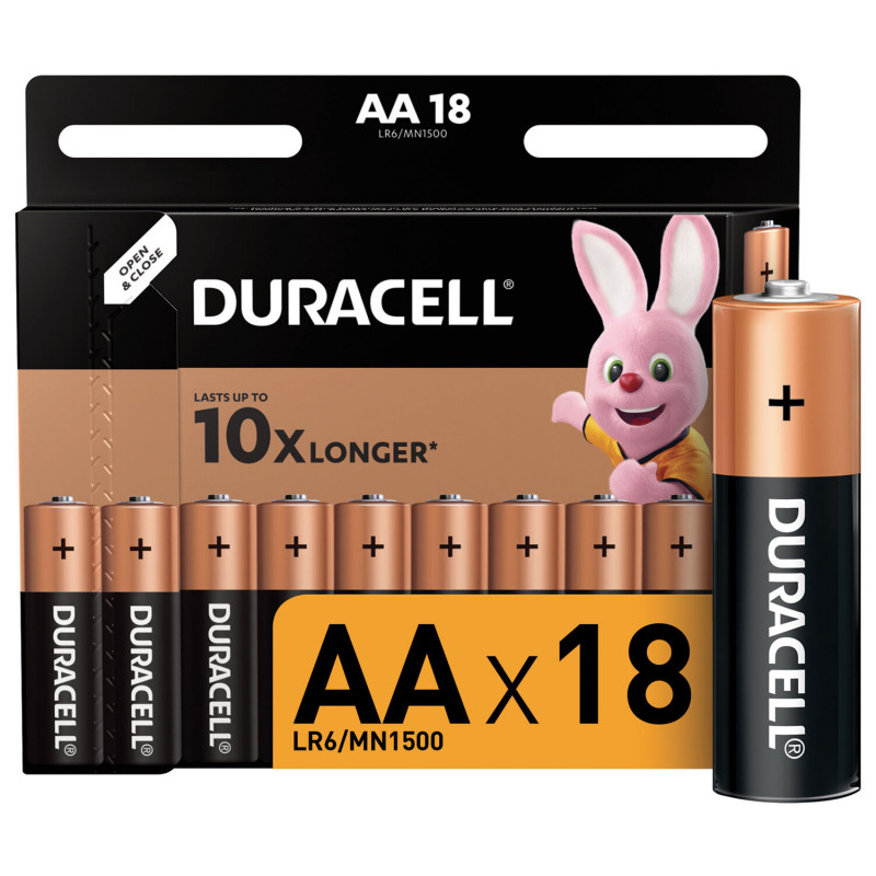 Батарейка DURACELL Basic, AA алкалиновые, мизинчиковые