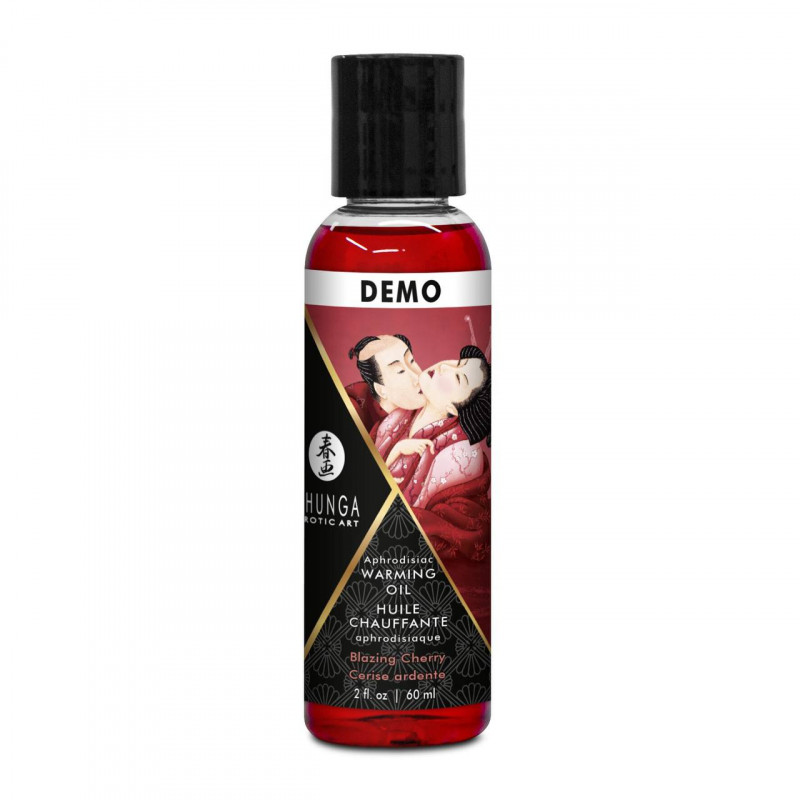 Масло интимное разогревающее массажное Пылающая вишня 60ml